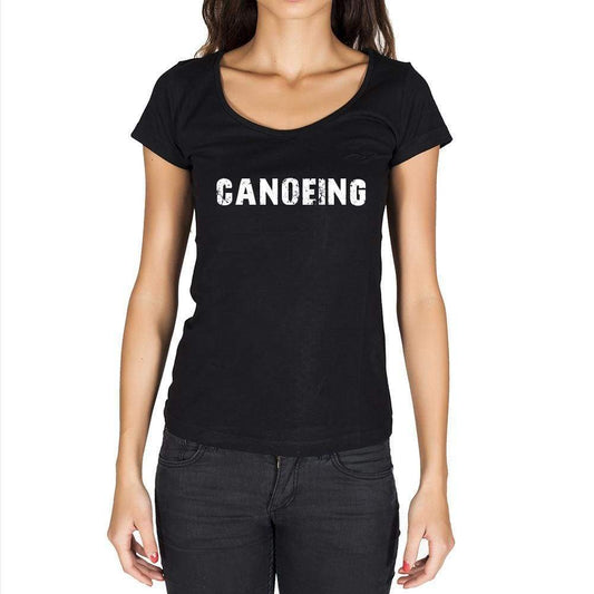 Canoeing T-Shirt For Women T Shirt Gift Black - T-Shirt