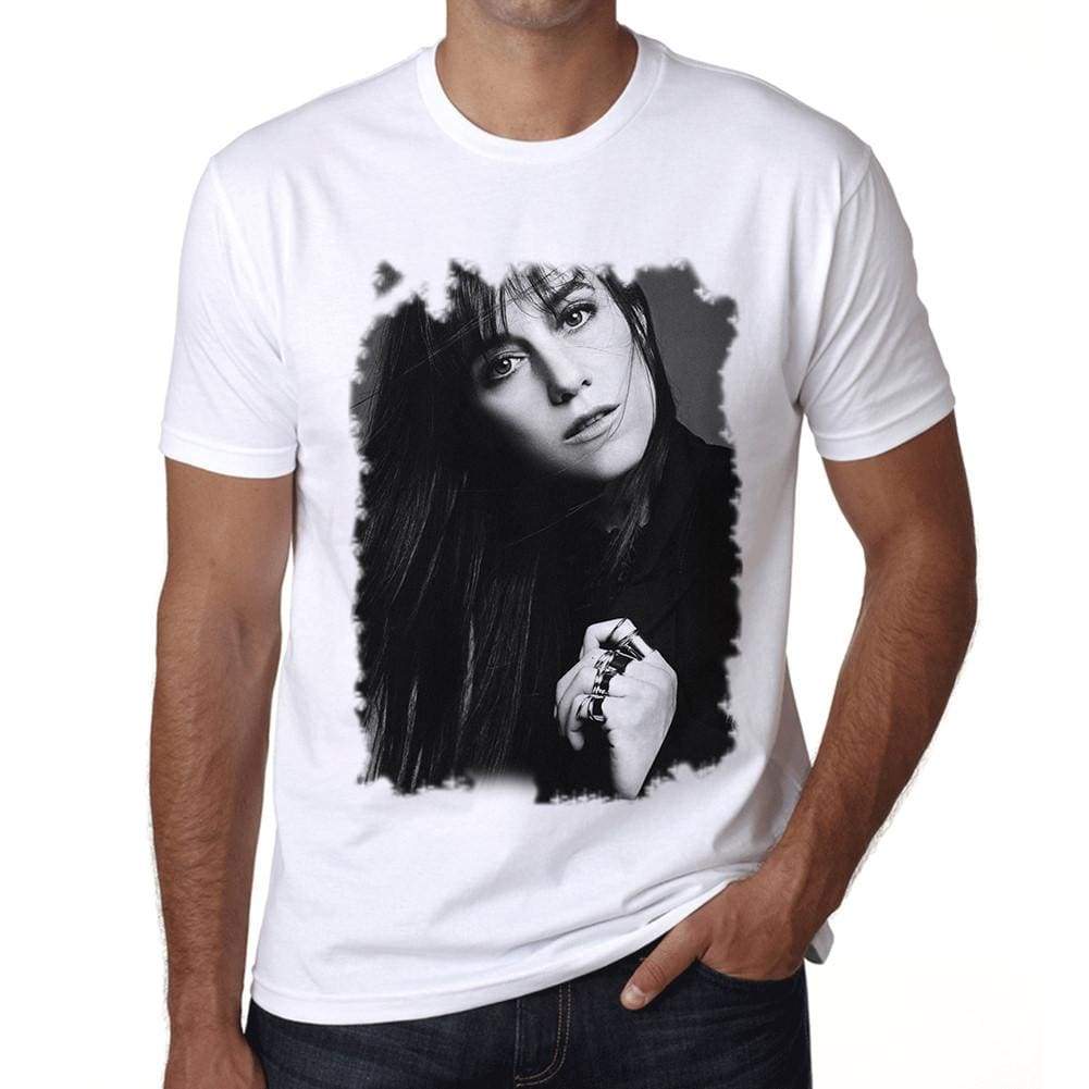 Charlotte Gainsbourg Mens T Shirt White Birthday Gift 00515 - White / Xs - Casual