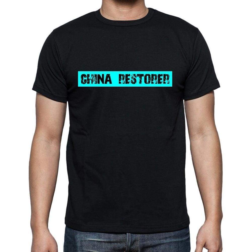 China Restorer T Shirt Mens T-Shirt Occupation S Size Black Cotton - T-Shirt