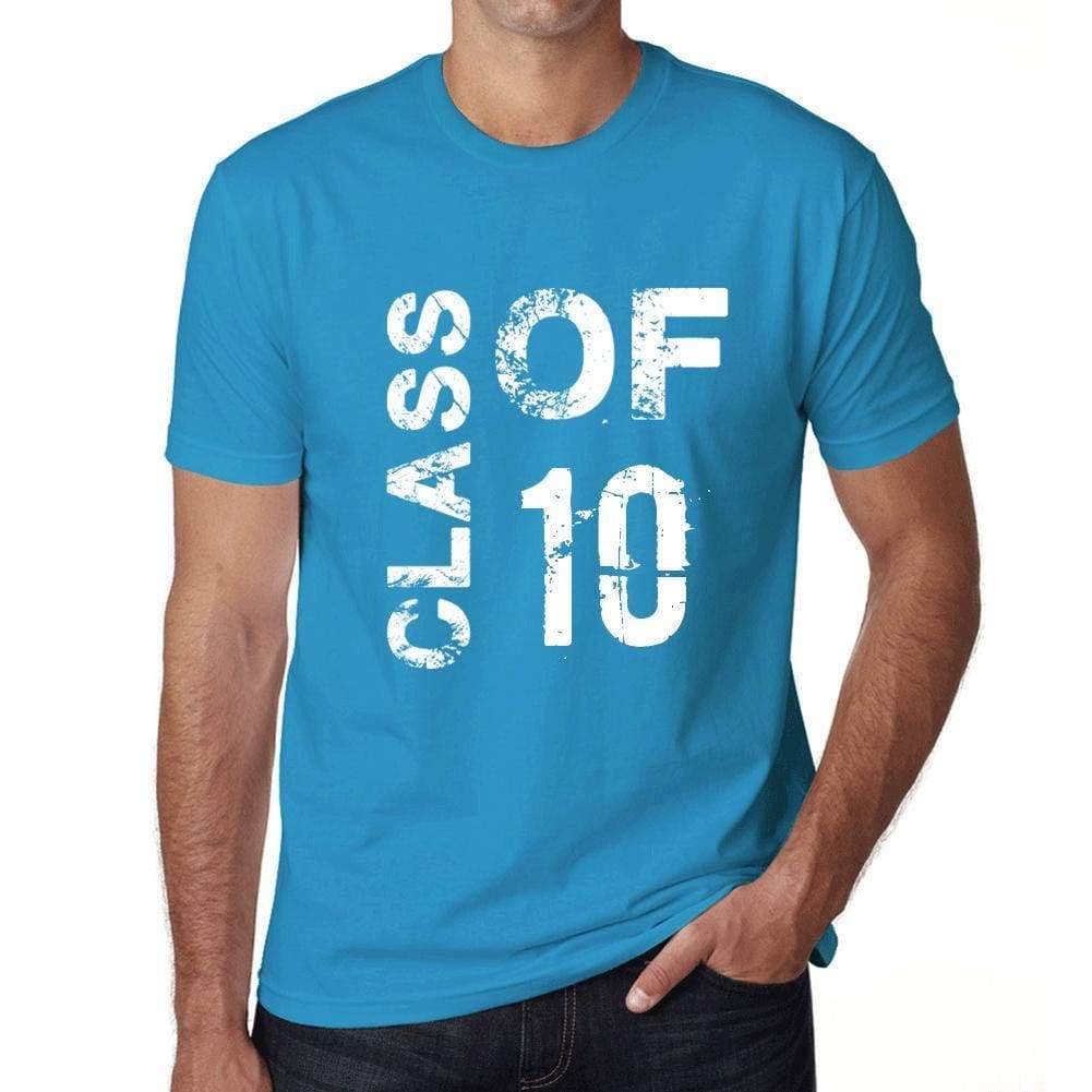 Class Of 10 Grunge Mens T-Shirt Blue Birthday Gift 00483 - Blue / Xs - Casual