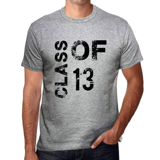 Class Of 13 Grunge Mens T-Shirt Grey Birthday Gift 00482 - Grey / S - Casual