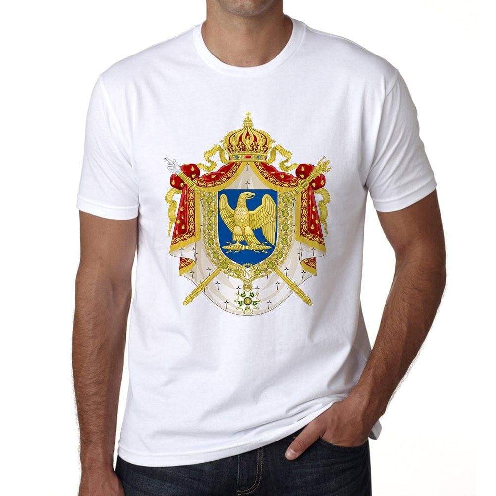 Coat Of Arms Second French Empire Mens Short Sleeve Round Neck T-Shirt 00170