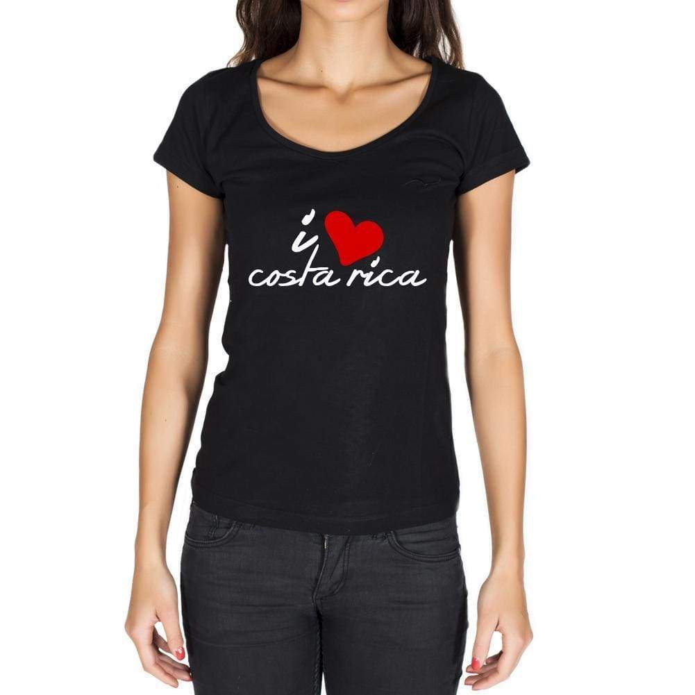 Costa Rica Womens Short Sleeve Round Neck T-Shirt - Casual