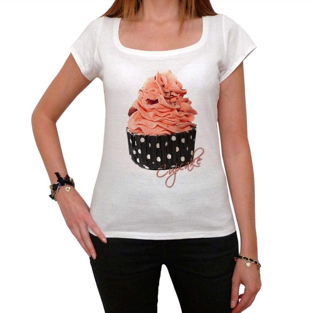 Cupcake Cherry Bomb Womens Short Sleeve Scoop Neck Tee 00152