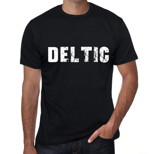 Deltic Mens Vintage T Shirt Black Birthday Gift 00554 - Black / Xs - Casual