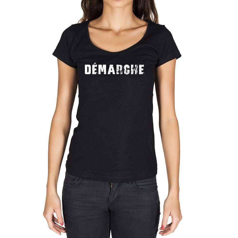 Démarche French Dictionary Womens Short Sleeve Round Neck T-Shirt 00010 - Casual