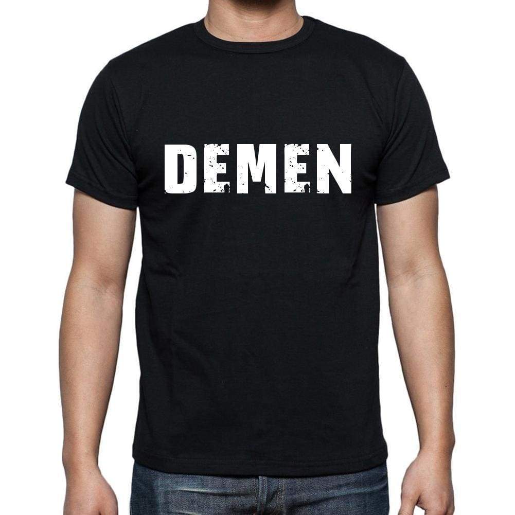 Demen Mens Short Sleeve Round Neck T-Shirt 00003 - Casual