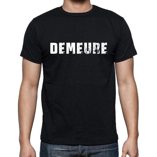 Demeure French Dictionary Mens Short Sleeve Round Neck T-Shirt 00009 - Casual