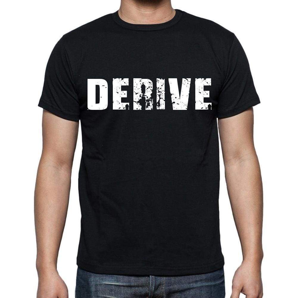 Derive Mens Short Sleeve Round Neck T-Shirt Black T-Shirt En