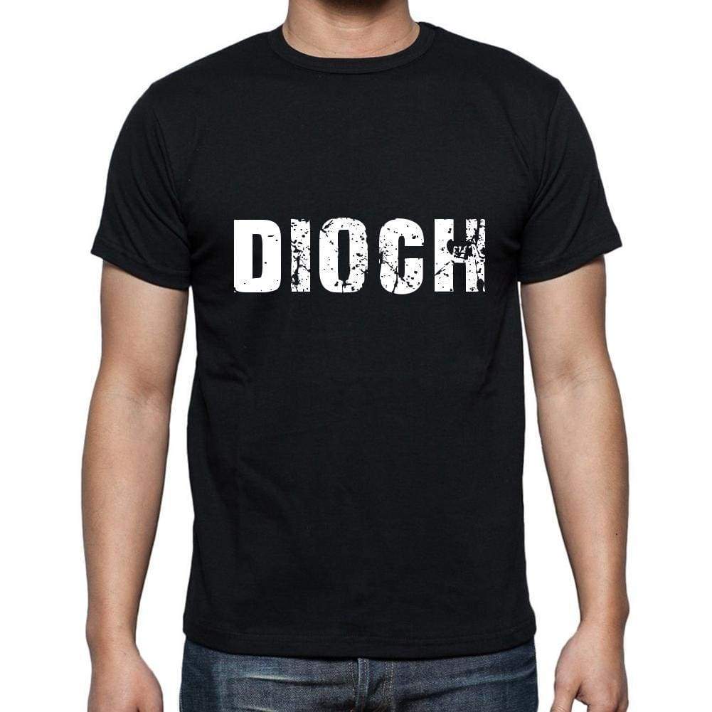 dioch <span>Men's</span> <span>Short Sleeve</span> <span>Round Neck</span> T-shirt , 5 letters Black , word 00006 - ULTRABASIC