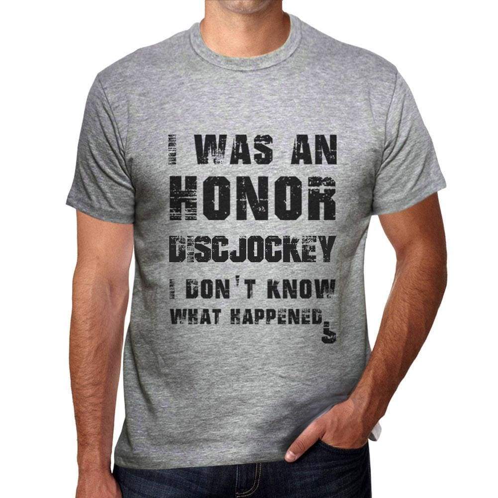 Discjockey What Happened Grey Mens Short Sleeve Round Neck T-Shirt Gift T-Shirt 00319 - Grey / S - Casual