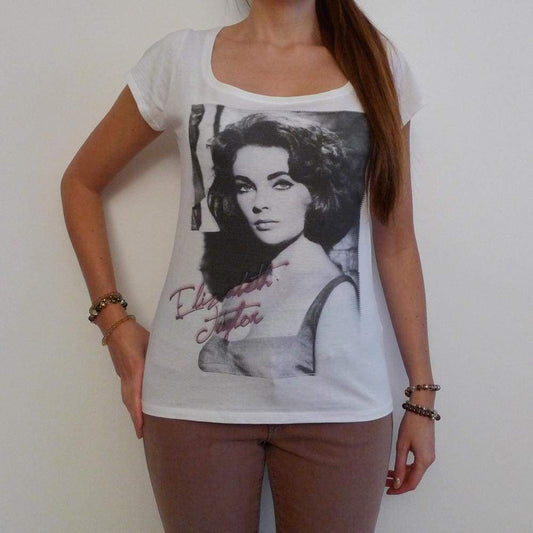 Elisabeth Taylor T-Shirt Short-Sleeve Top Celebrity