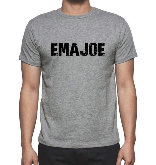 Emajoe Grey Mens Short Sleeve Round Neck T-Shirt 00018 - Grey / S - Casual