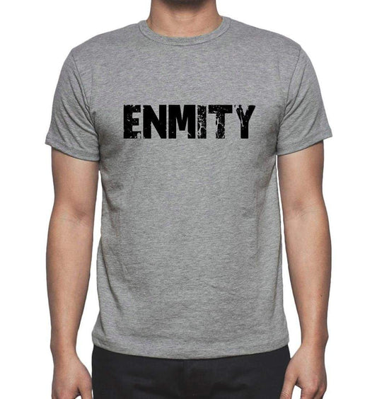 Enmity Grey Mens Short Sleeve Round Neck T-Shirt 00018 - Grey / S - Casual