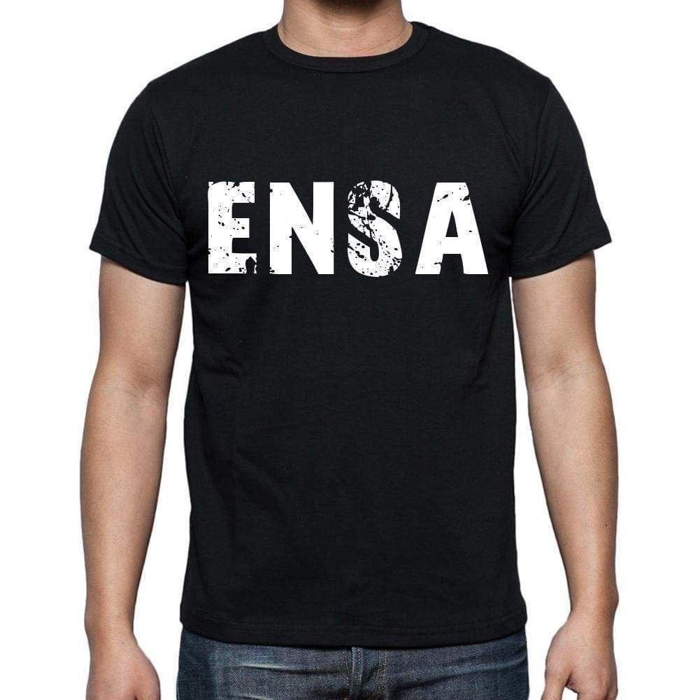 Ensa Mens Short Sleeve Round Neck T-Shirt 00016 - Casual