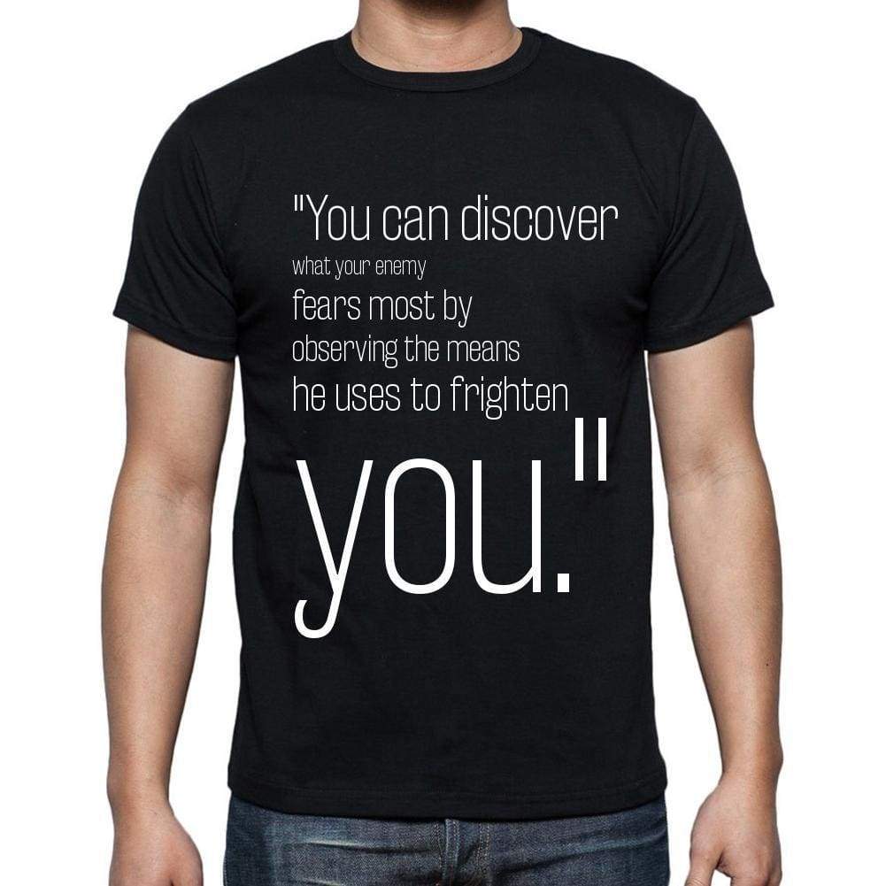 Eric Hoffer Quote T Shirts You Can Discover What Your T Shirts Men Black - Casual