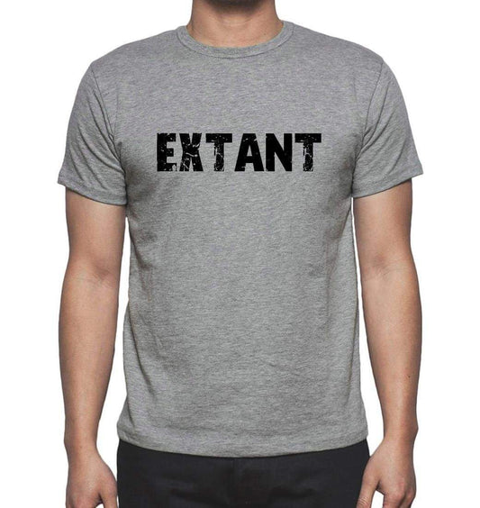 Extant Grey Mens Short Sleeve Round Neck T-Shirt 00018 - Grey / S - Casual