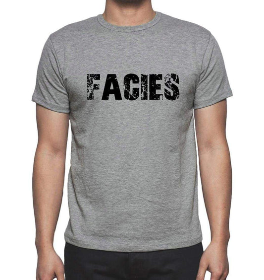 Facies Grey Mens Short Sleeve Round Neck T-Shirt 00018 - Grey / S - Casual