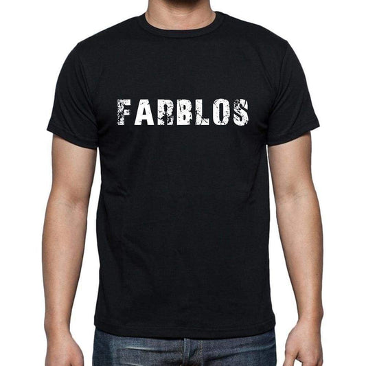 Farblos Mens Short Sleeve Round Neck T-Shirt - Casual