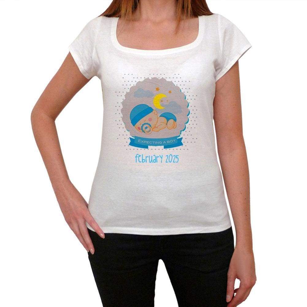 February 2025 Womens Short Sleeve Round Neck T-Shirt 00085 - Casual