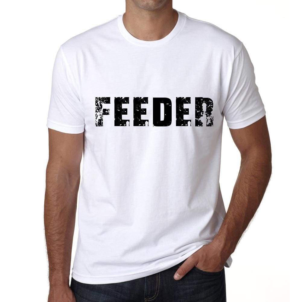 Feeder Mens T Shirt White Birthday Gift 00552 - White / Xs - Casual