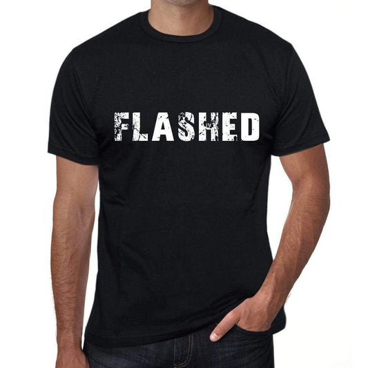 flashed Mens Vintage T shirt Black Birthday Gift 00555 - Ultrabasic