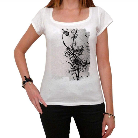 Flowers 2 Tshirt White Womens T-Shirt 00163