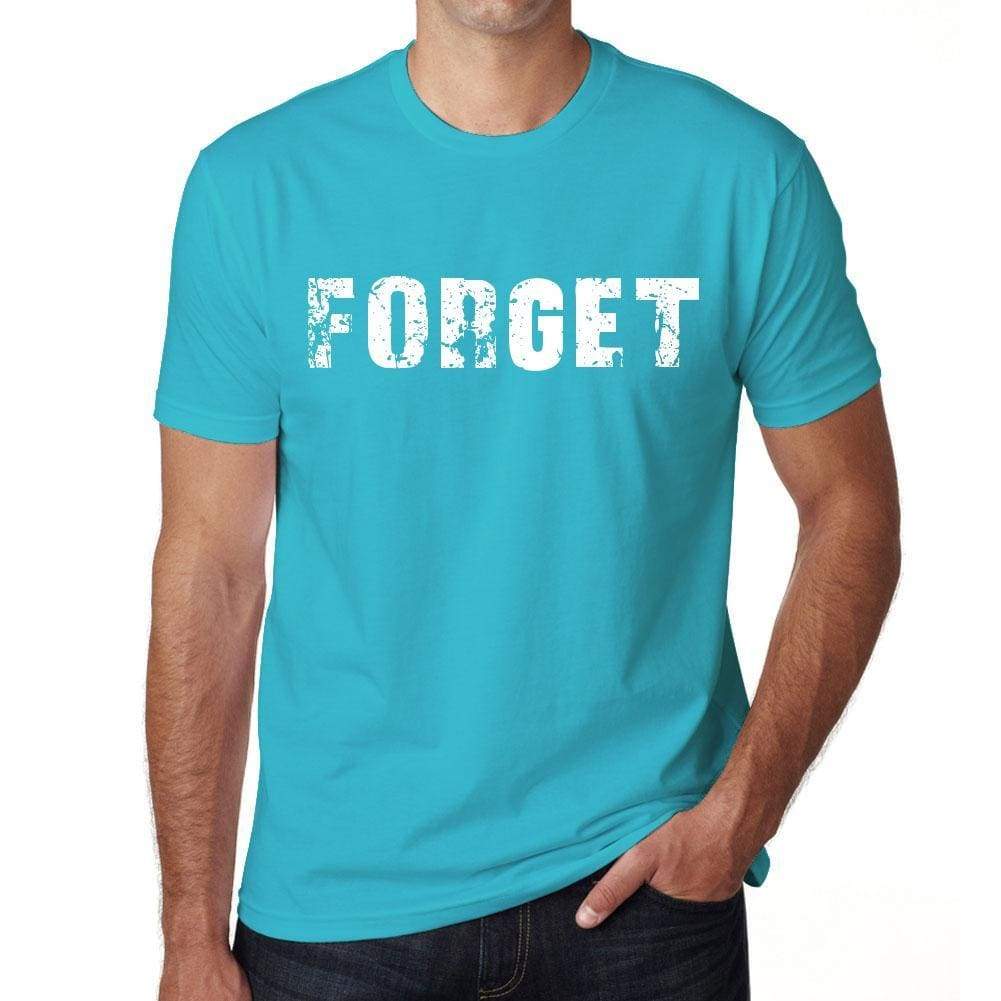 Forget Mens Short Sleeve Round Neck T-Shirt 00020 - Blue / S - Casual