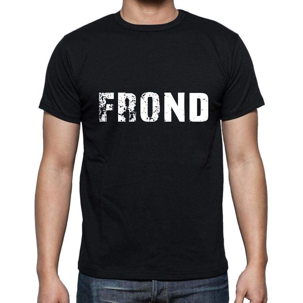 Frond Mens Short Sleeve Round Neck T-Shirt 5 Letters Black Word 00006 - Casual