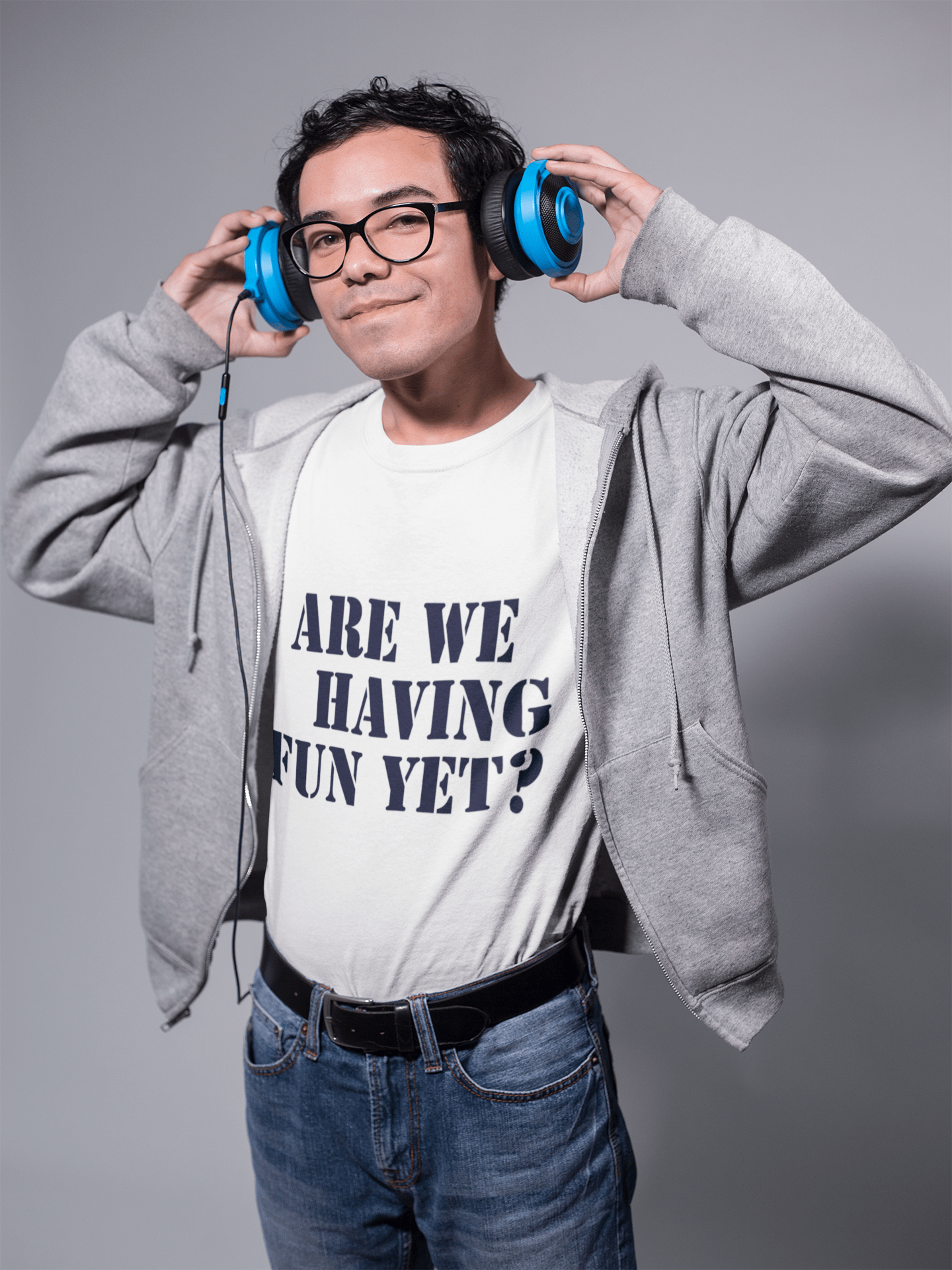 Are we having fun yet Funny Men's T-Shirt 00197