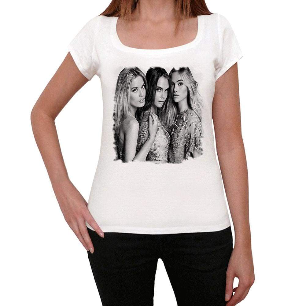 Georgia May Cara Suki Womens T-Shirt White Birthday Gift 00514 - White / Xs - Casual