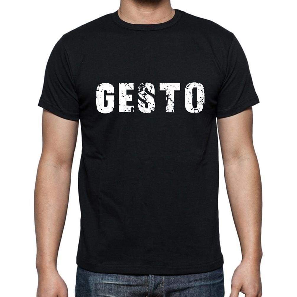 Gesto Mens Short Sleeve Round Neck T-Shirt - Casual