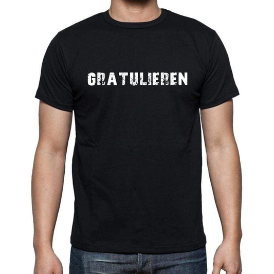 Gratulieren Mens Short Sleeve Round Neck T-Shirt - Casual