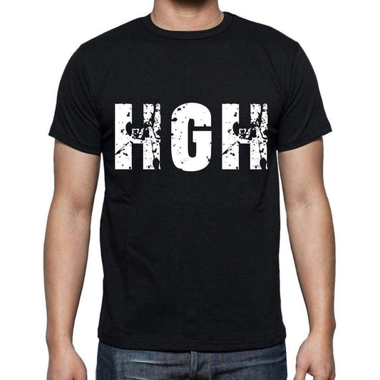 Hgh Men T Shirts Short Sleeve T Shirts Men Tee Shirts For Men Cotton Black 3 Letters - Casual