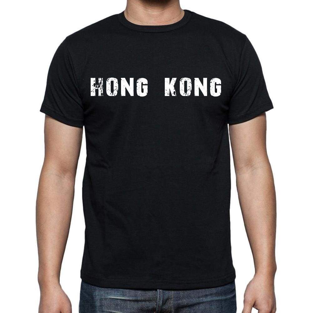 Hong Kong T-Shirt For Men Short Sleeve Round Neck Black T Shirt For Men - T-Shirt