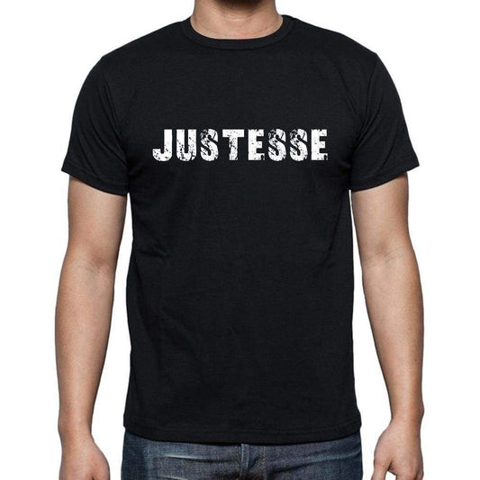 Justesse French Dictionary Mens Short Sleeve Round Neck T-Shirt 00009 - Casual