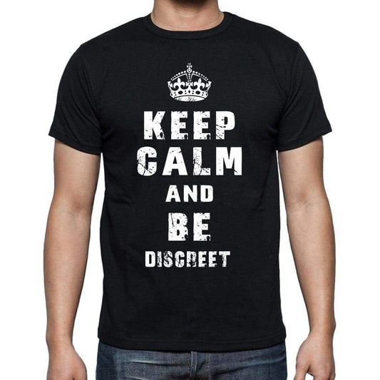 Keep Calm T-Shirt Discreet Mens Short Sleeve Round Neck T-Shirt - Casual