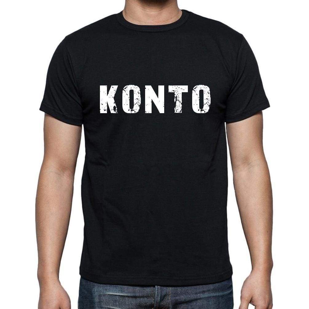 Konto Mens Short Sleeve Round Neck T-Shirt - Casual