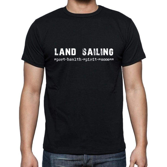 Land Sailing Sport-Health-Spirit-Success Mens Short Sleeve Round Neck T-Shirt 00079 - Casual