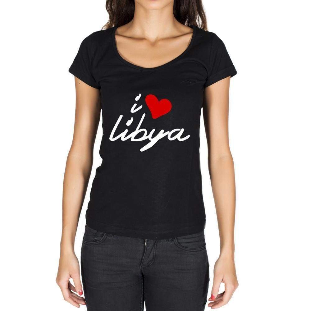 Libya Womens Short Sleeve Round Neck T-Shirt - Casual