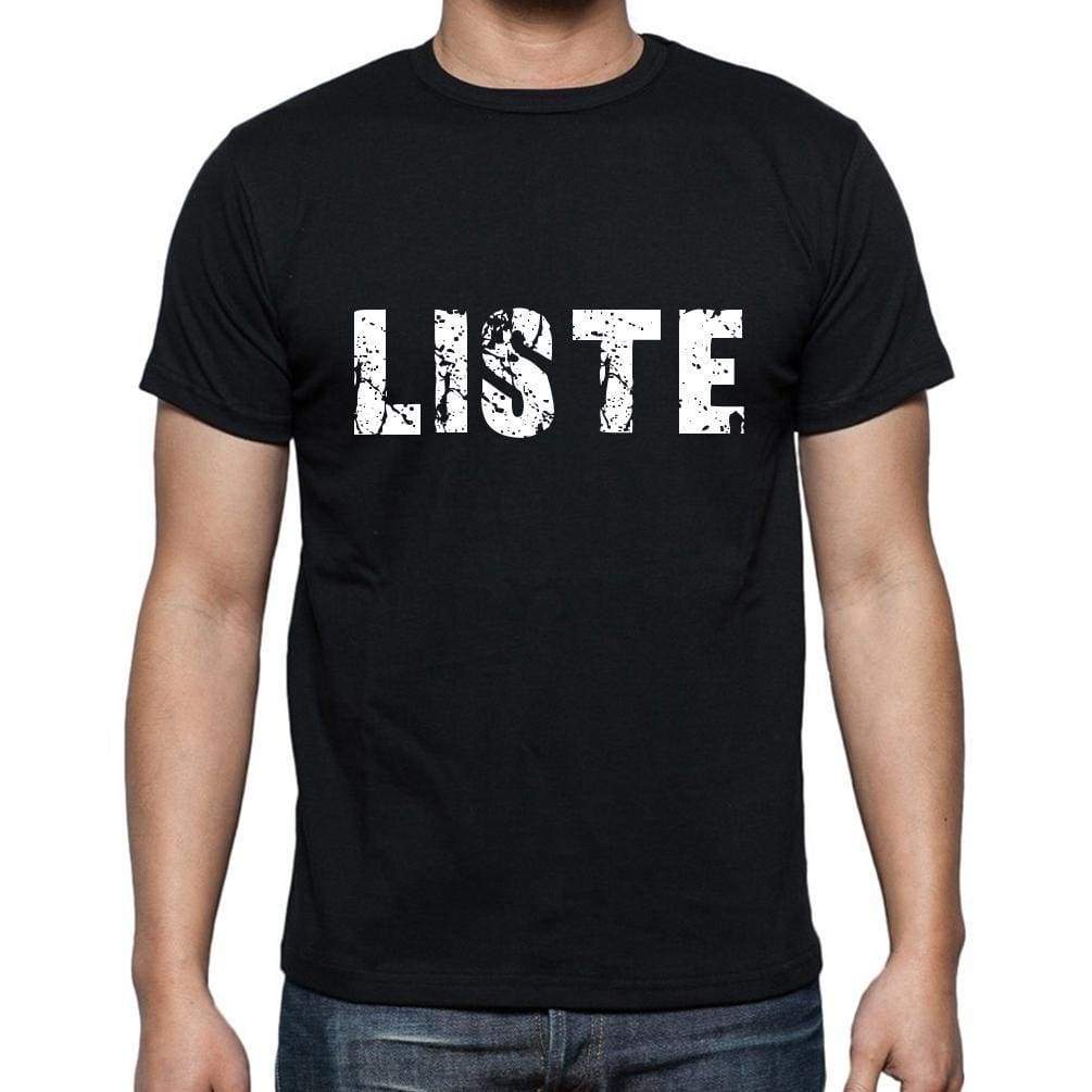 Liste Mens Short Sleeve Round Neck T-Shirt - Casual