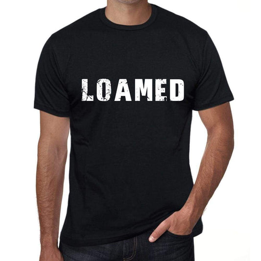 Loamed Mens Vintage T Shirt Black Birthday Gift 00554 - Black / Xs - Casual