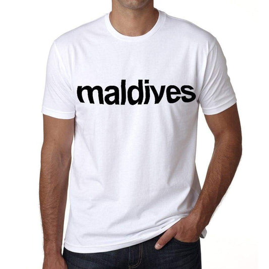 Maldives Mens Short Sleeve Round Neck T-Shirt 00067