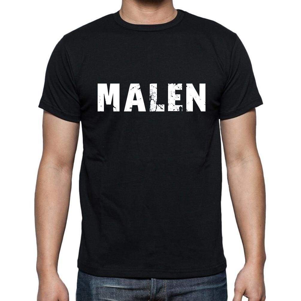 Malen Mens Short Sleeve Round Neck T-Shirt - Casual