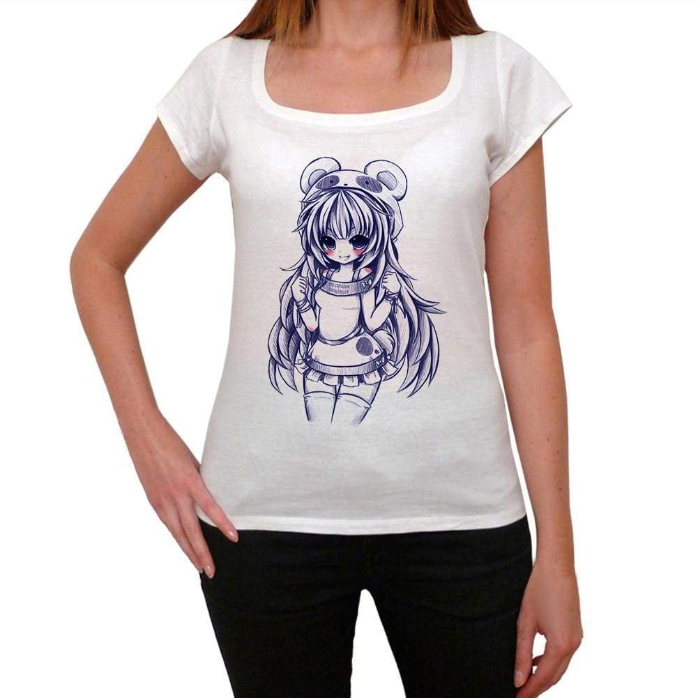 Manga Blue Womens T-Shirt 00088