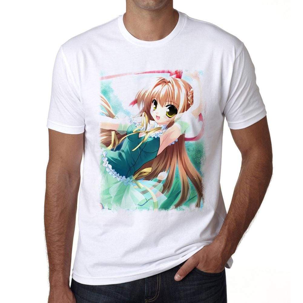 Manga Girl Green Dress T-Shirt For Men T Shirt Gift 00089 - T-Shirt