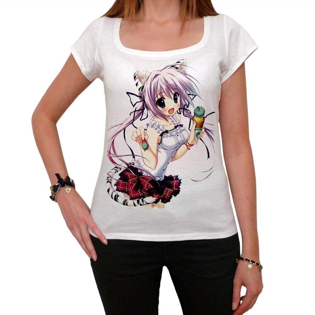 Manga Ice Cream Womens T-Shirt Gift T Shirt Womens Tee 00088 - T-Shirt