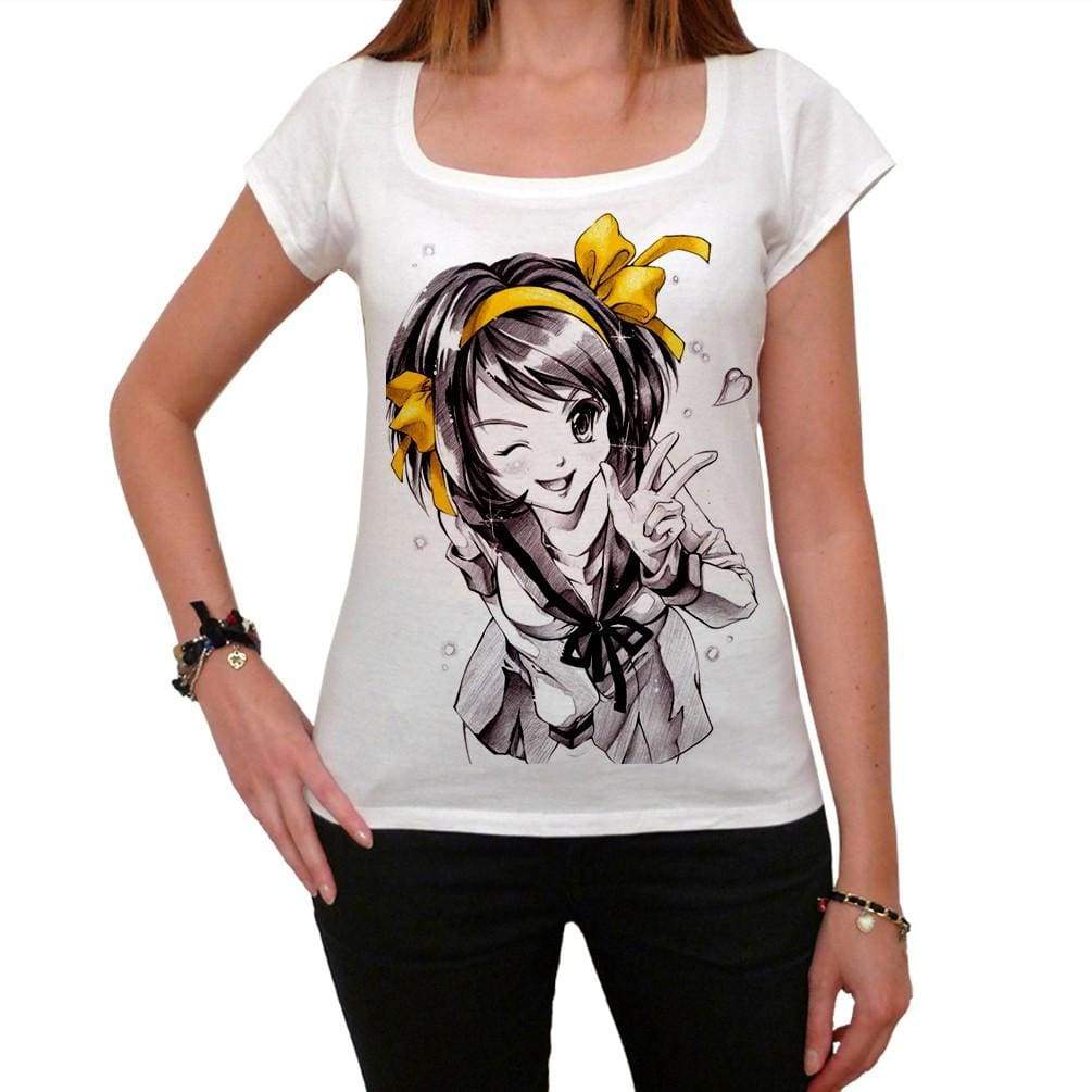 Manga School Yellow Band Womens T-Shirt Gift T Shirt Womens Tee 00088 - T-Shirt