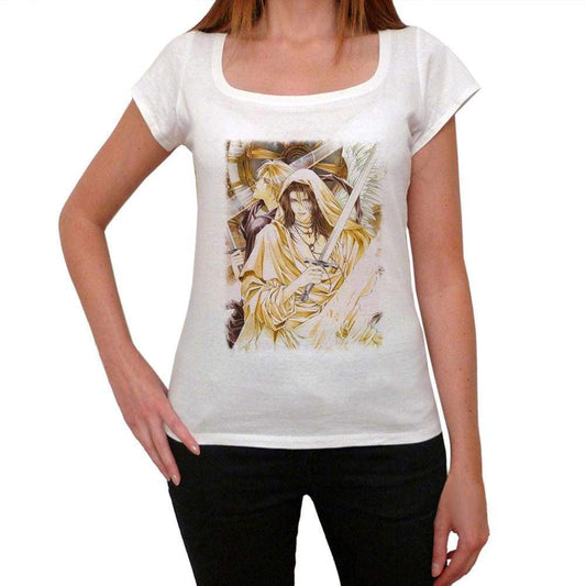 Manga With Sword And Skull T-Shirt For Women T Shirt Gift 00088 - T-Shirt