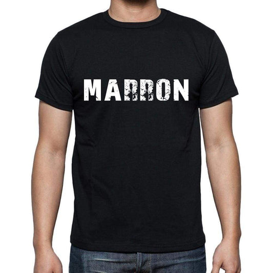 Marron Mens Short Sleeve Round Neck T-Shirt 00004 - Casual